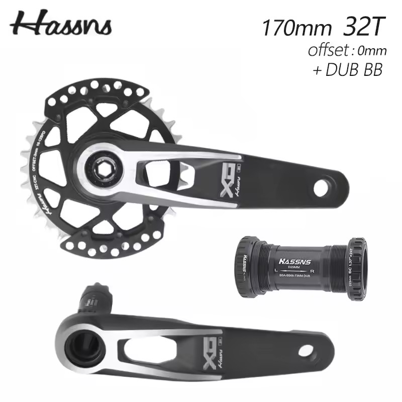 crank 0mm 32T bb Black