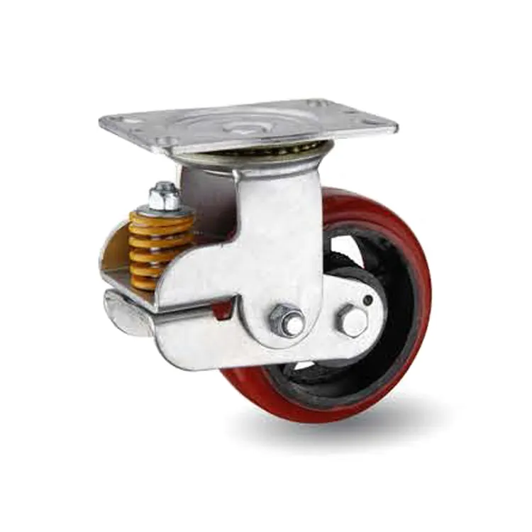 Swivel Plate Roller Bearing Casters Wheels 6012550RCPUS 6015050RCPUS 6020050RCPUS