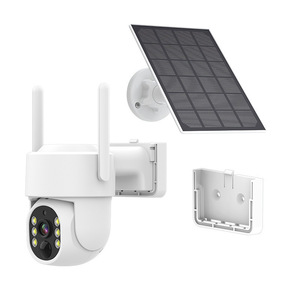 图雅3MP太阳能Wifi PTZ摄像机户外全彩云台360视图低功耗电池安全摄像机系统 - Product Image 3