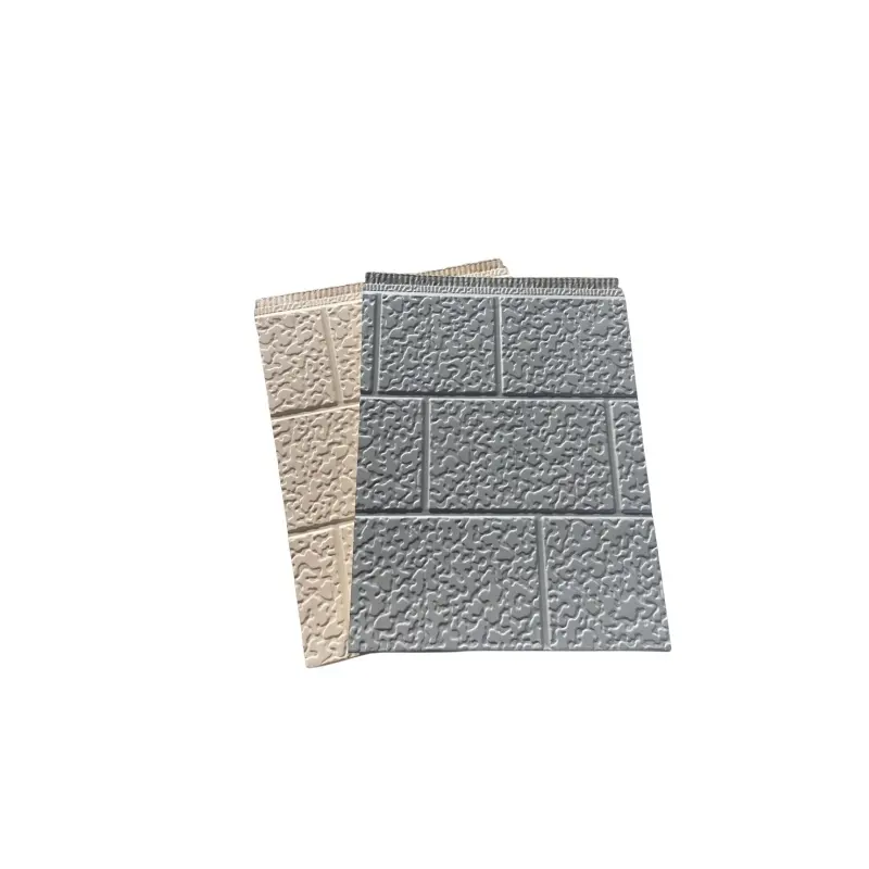 Pu 외벽 금속 절연 보드 폴리 우레탄 벽 샌드위치 패널 외부 Pu 벽 패널