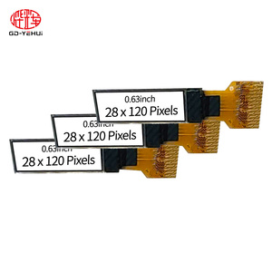 Módulo de pantalla OLED de 0,63 pulgadas 14 pines 120x28 resolución SSD1312 controlador IC tipo de soldadura para sistemas industriales/integrados - Product Image 3