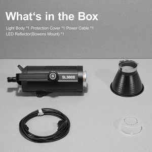 Godox SL300III LED Video Light 300W 99300Lux bokens Mount illuminazione a uscita continua bilanciata a luce diurna per YouTube Live Stream - Product Image 6
