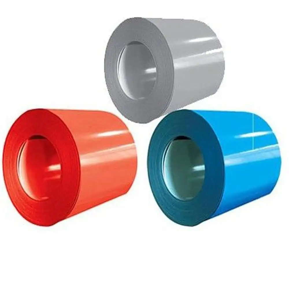 Ppgi Coil Prepainted Galvanized Steel Iron Ppgl Sheets Hot Dip Dx51d Z275 White Board Thick Colour Coated Rolls