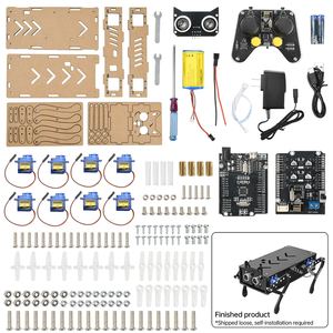 Vierbeinige Bionic Mechanical Dog Intelligente Programmierung Entwicklung Roboter Fernbedienung Maschine Hund Elektronisches Haustier DIY Kit
