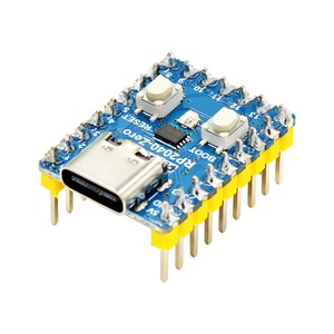 RP2040-Zero ahududu Pi mikrodenetleyici PICO geliştirme kurulu çift çekirdekli Cortex M0 + işlemci 2MB flaş-elektronik modüller kitleri
