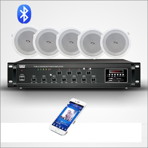3 MIC <strong>Inputs</strong> 2 AUX Line <strong>Input</strong> Muting Function 60W 150W Cheap Price Mixer Amplifier USB