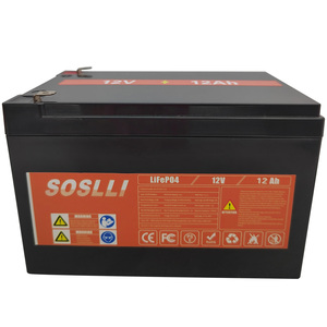 12V充電式LiFePo4リン酸鉄リチウム電池パック7Ahから50Ahまでのさまざまなサイズ12V12Ahセル - Product Image 6