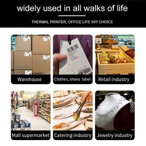 מחיר המפעל 300dpi/600dpi העברה תרמית תווית בגדים המדפסת Qr קוד בד סרט מכונת הדפסה - Product Image 3