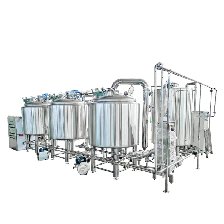 Satılık bira fabrikası tesisi mikro bira yapmak için Tonsen al yapımı bira 1000L bira makinesi