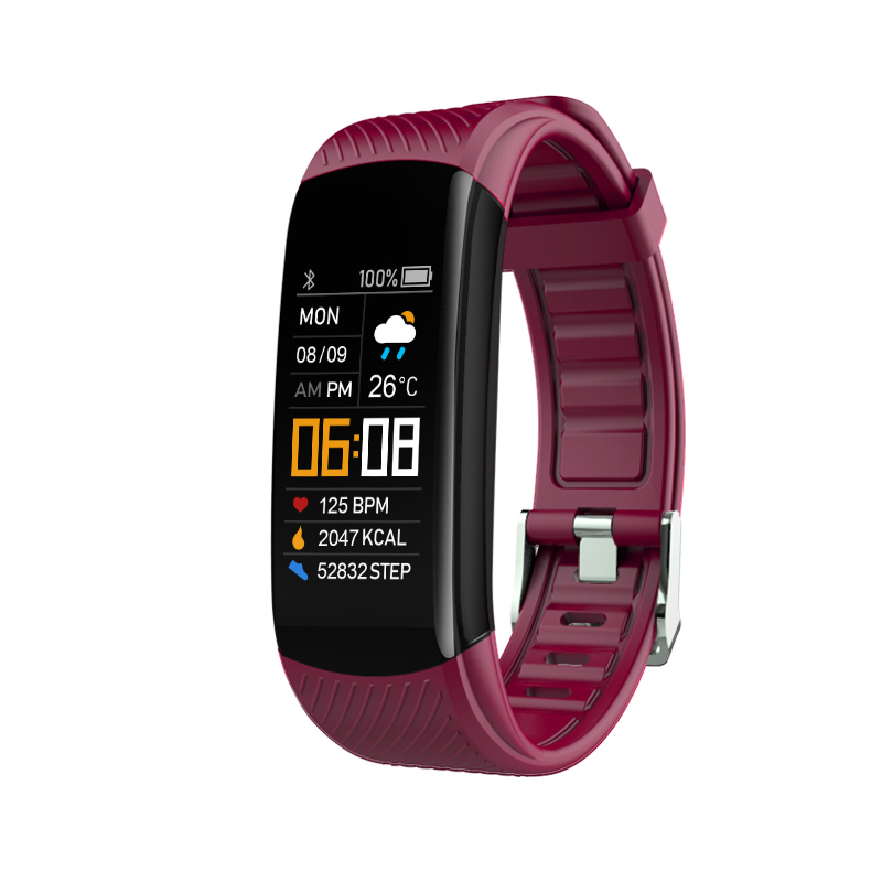 Correa de reloj deportivo de fitness C5S roja