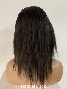 DX108 ขายส่งวิกผมผู้ขาย 360 ลูกไม้ HD glueless ถักวิกผมผมบริสุทธิ์มนุษย์ 6 นิ้ว 8 นิ้ว 10 นิ้วด้านหน้าวิกผมสีดํา - Product Image 5