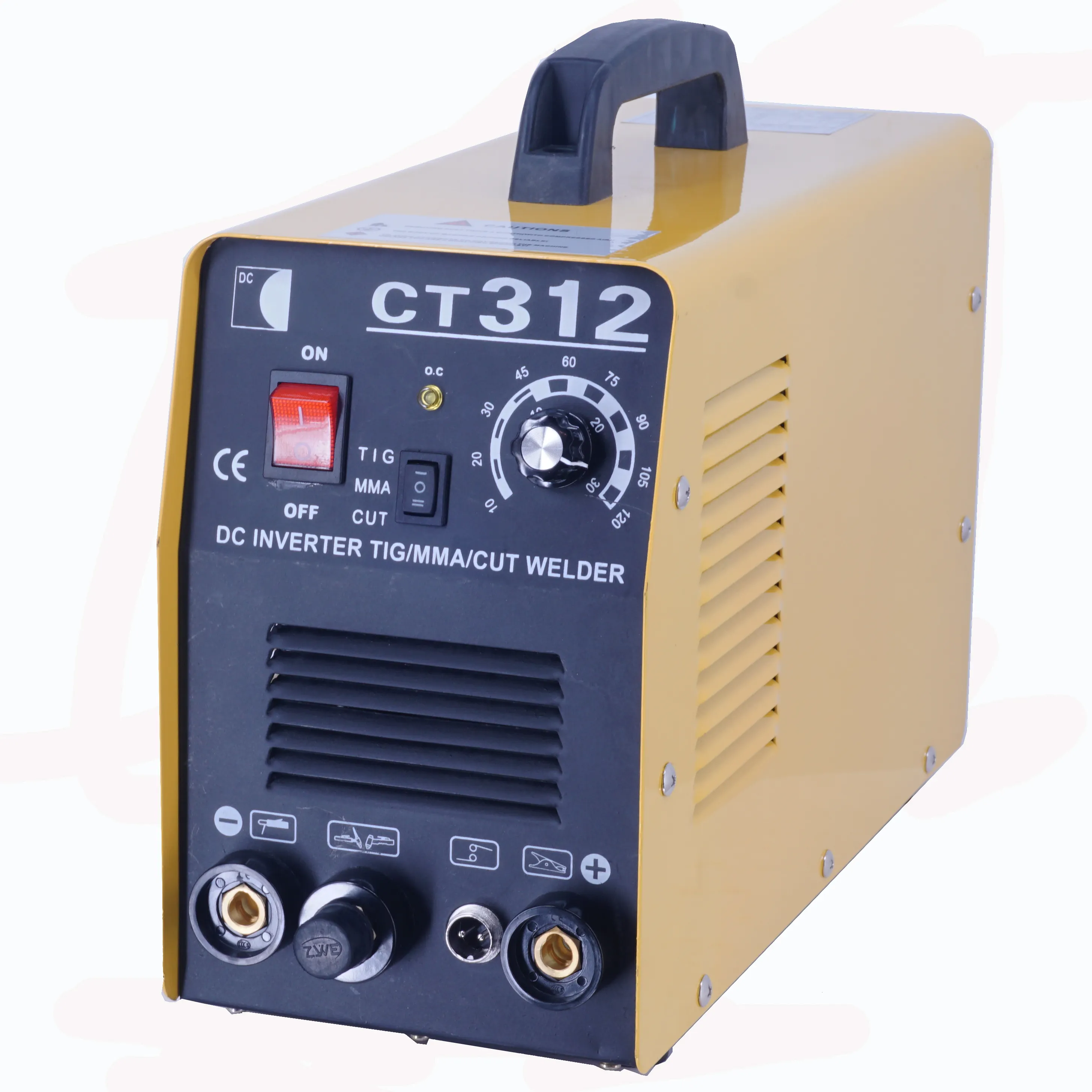 Saldatrici CT-312 TIG in materiale metallico lavorazione motore DC vendita calda INVERTER MMA/TIG/taglio 3 funzioni in 1 saldatrice saldatore