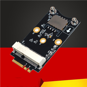 M.2 adattatore Wifi Mini PCIE scheda di rete Wireless A M2 NGFF chiave A + E Wifi Card Raiser con Slot per scheda SIM per modulo WiFi/WWAN/LTE - Product Image 2