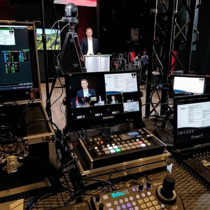 SEETEC ATEM156 15.6 Inch Live Streaming Broadcast Director Monitor with <strong>4</strong> HDMI <strong>Input</strong> <strong>Output</strong> Quad Split Display Video <strong>Switcher</strong>