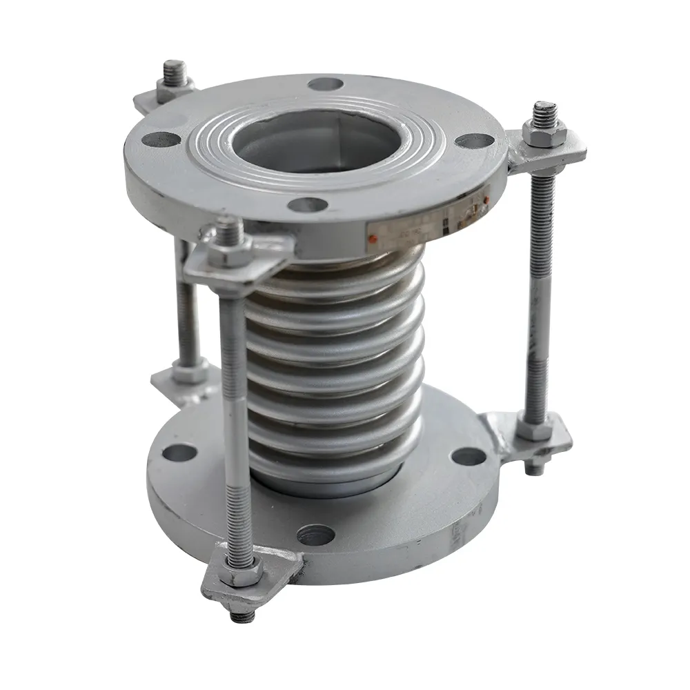 Junta axial de flange SS304 para tubos de aço inoxidável de alto desempenho, junta de expansão conecta com flange compensadora