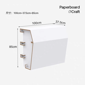 Sáng tạo hiện đại xách tay các tông sóng tiếp nhận bàn bàn cho triển lãm Thiết bị dịch vụ sự kiện thiết lập - Product Image 5