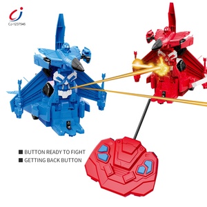 Chengjiキッズリモコンロボット変形飛行機バトルゲームおもちゃ戦闘機RCジェットモデル飛行機2モード - Product Image 4