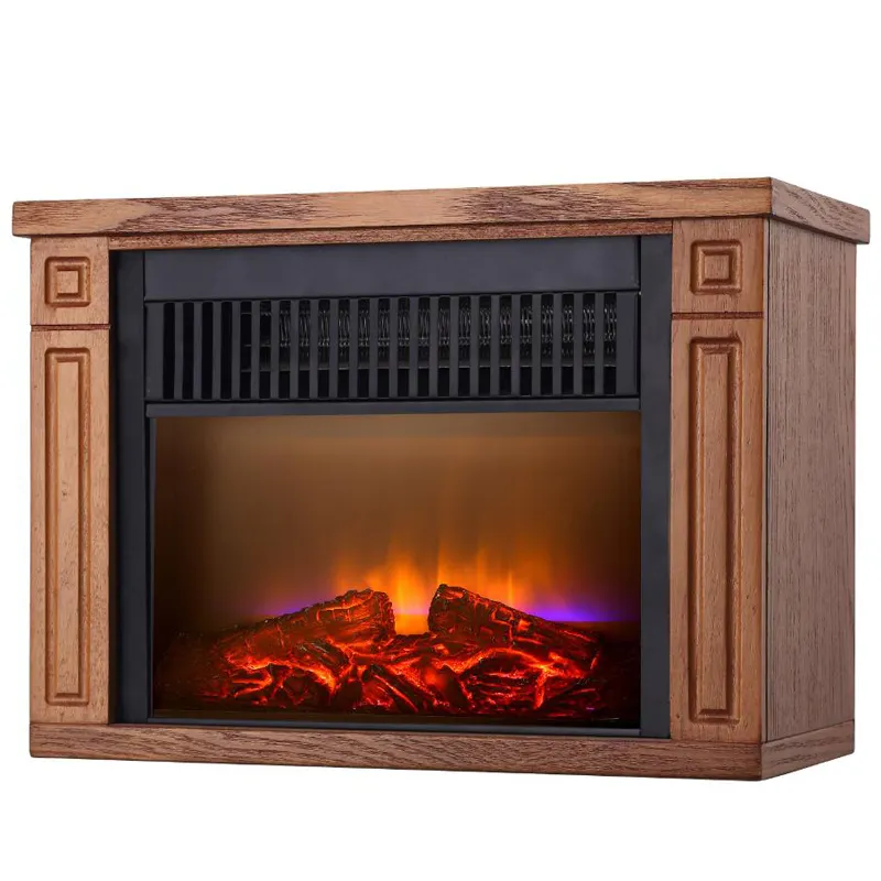 Low price guaranteed quality mini wall mount electric fireplace with mantel