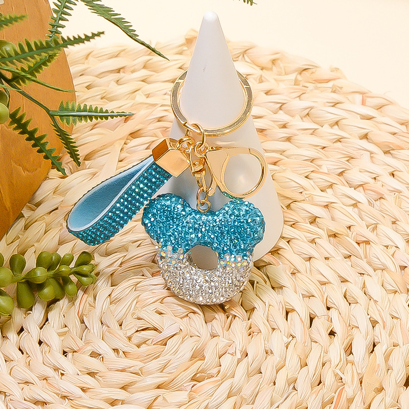 Lake blue-leather strap