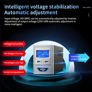 Fuente de alimentación ininterrumpida Shanpu UPS para uso doméstico, regulador de voltaje de batería incorporado, respaldo de corte de energía de computadora - Product Image 5
