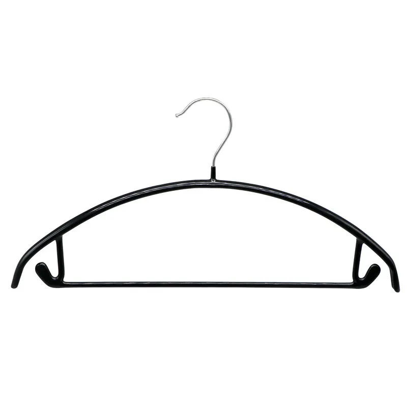 LEEKING Wholesale Colorful Wire Non-Slip PVC Coated Metal Laundry Clothes Hanger