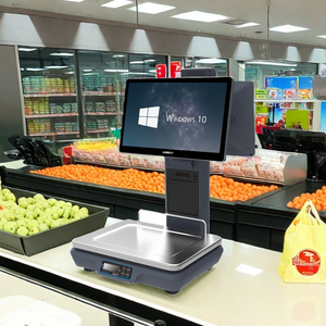 Longfly All-One POS thông minh ai quy mô Màn hình kép cảm ứng Sreen tiền mặt đăng ký cho siêu thị PC POS đăng ký quy mô Windows phần cứng - Product Image 6