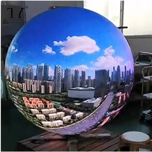 Destek özelleştirilmiş küre şekli 360 derece küresel Led ekran kapalı sergi gösterisi P2.5 Led küre ekran - Product Image 5