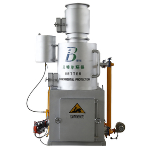 Incinerador de basura sólida Máquina de cremación de animales Respetuoso con el medio ambiente Horno de quema de residuos industriales Motor de núcleo Engranaje del motor - Product Image 3