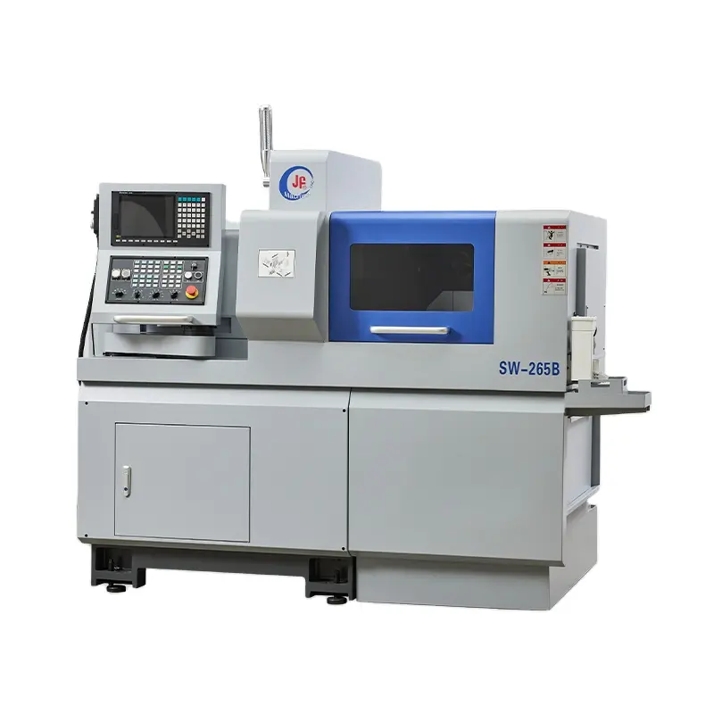 Hoge Precisie Cnc Ruimen Machine Vlakke Bed Sw-265B 5 As Cnc Draaibank Machine Prijs Voor Metaal