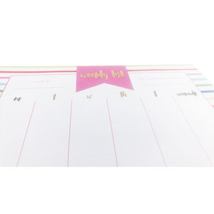 Bloc de notas con 52 hojas de lágrima, planificador semanal, 8,5x11 - Product Image 3