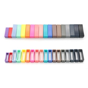 Köpek tasması donanım seti Metal D halka tasma kanca ve plastik Tri Glide kemer döngü kavisli köpek tasması toka - Product Image 5