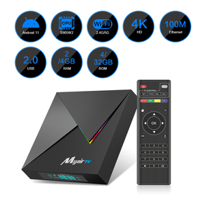 GYS sıcak Myair Amlogic S905X4 Set Top Box X4 2G 8G Internet 8K HD Android 11 akıllı Tv kutusu uzaktan kumanda ile - Product Image 5
