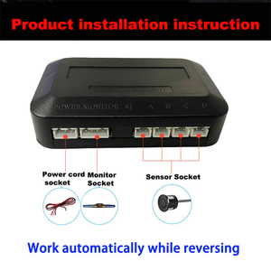 Car Parking Aid <strong>Sensor</strong> <strong>System</strong> 4 <strong>Sensors</strong> Parking Assistance Auto <strong>Reverse</strong> Backup Radar Monitor Detector <strong>System</strong> <strong>LCD</strong> Display Kit - Product Image 4