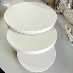 שני על או שלוש באחד מסתובב תצוגת Stand חשמלי 360 מעלות הפיכת פטיפון - Product Image 5