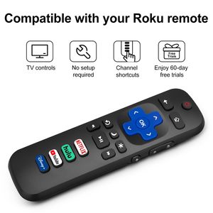 Telecomando intelligente universale per Roku TV compatibile con TCL Hisense Onn Sharp elemento Westinghouse PhilipsLED codice fisso - Product Image 4