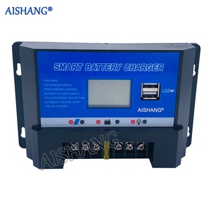 AISHANG Werksverkauf Solar laderegler PWM 12V 24V 20A 30A Big LCD Display Solar regler - Product Image 6