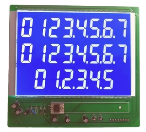 Personalizzato 7 segmento 4 /5 /6 /12/20 /22 cifra TN STN FSTN VA display LCD modulo schermo forFuel dispenser