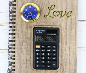A5 SMART Notebook mit Taschen rechner und Uhr - Product Image 4