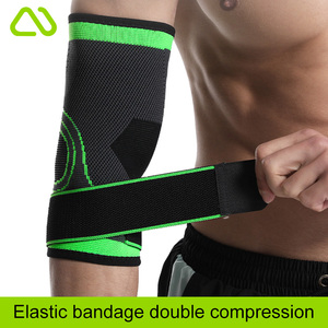 Khuỷu Tay Nén Tay Áo Cao Đàn Hồi Dệt Kim Thể Thao Tạ Khuỷu Tay Cú Đúp Hỗ Trợ Bảo Vệ Băng Mùa Xuân Chuyên Nghiệp - Product Image 5