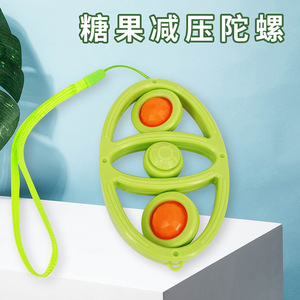 3d Funny and Interesting Finger Rhythm Fingertip Top Finger <strong>Fidget</strong> Spinning Toy - Product Image 5