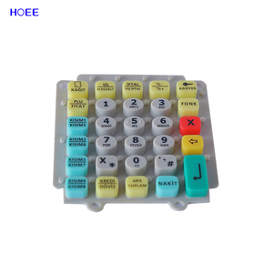 De goma de silicona numérico del teclado de membrana color botón interruptor de membrana - Product Image 2