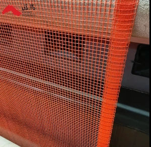 安全ネット150gsm FRネットを追加スクエアグリッドネットプラスチックビル建設足場 - Product Image 3