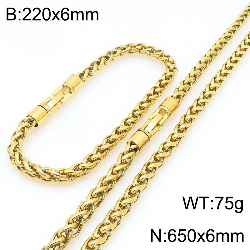 Gold set-6mm