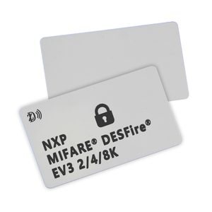定制MIFARE DESFire EV1 EV2 MIFARE DESFire EV3 2K 4K 8k非接触式芯片射频识别卡 - Product Image 1