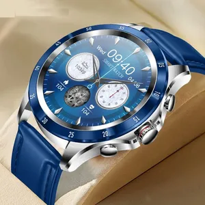 นาฬิกาอัจฉริยะ Nx1 1.32นิ้วสำหรับผู้ชาย360*360หน้าจอ HD อัตราการเต้นของหัวใจความดันโลหิตโทรแบบ BT เล่นเพลง