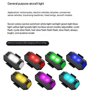 <strong>Car</strong> Lights Drone <strong>LED</strong> Flash Position Wireless Mini Motorcycle Lighting System for <strong>RC</strong> Airplane Helicopter Warning Lights