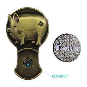 Giá Thấp 12 Phim Hoạt Hình Động Vật Golf Cap Đánh Dấu Golf Bóng Đánh Dấu Với Từ Hat Clip Quà Tặng Cho Người Chơi Golf - Product Image 5