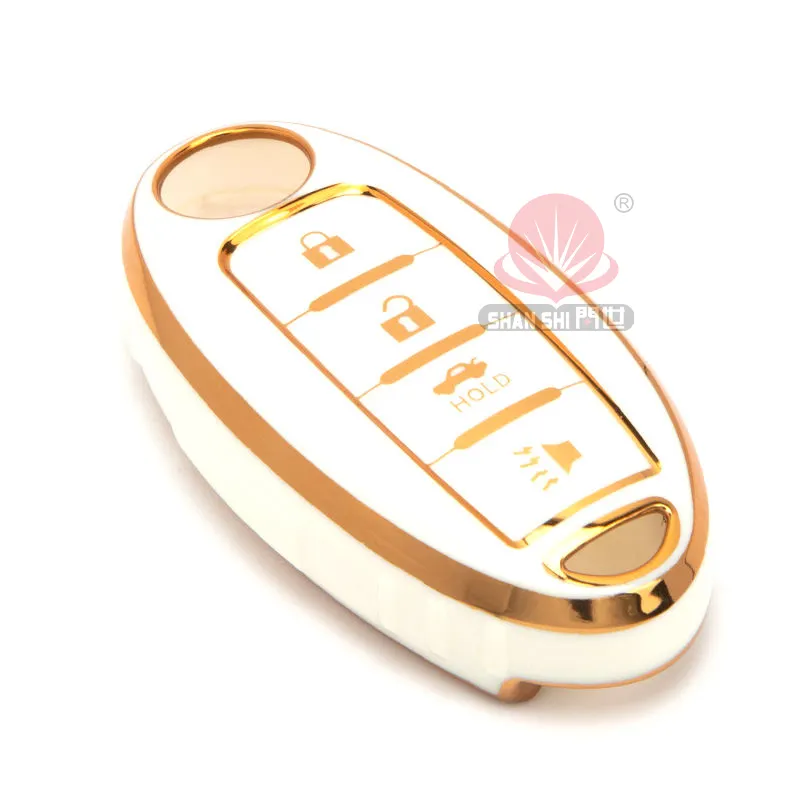 Shanshi Fashion neues Design heiß verkaufen TPU Smart 4 Tasten für Nissan Sunny Car Key Cover