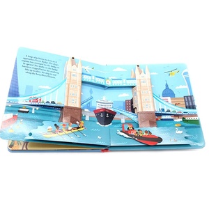 Mukavva çocuk kitapları baskı hızlı baskı çocuklar sunta etkinlik kitabı baskı özel Pop Up uzay 3D Flap resimli kitap - Product Image 6