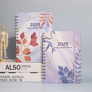 2025 nuovo Design con copertina rigida su misura A5 Notebook con fascia elastica diario Planner Notebook con Logo stampato - Product Image 5